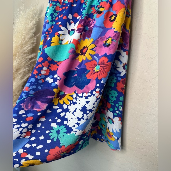 O’Neill Floral Print Strapless Knee Length Dress, size S - Picture 7 of 14